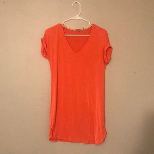 Peach colored tunic/dress.